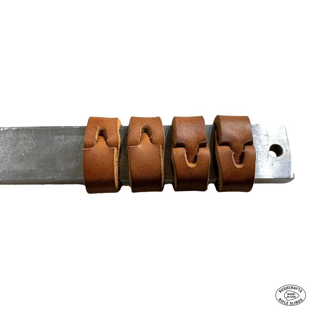 Bushcrafts Original True Latigo All-Leather Rifle Sling | All-Leather Keepers
