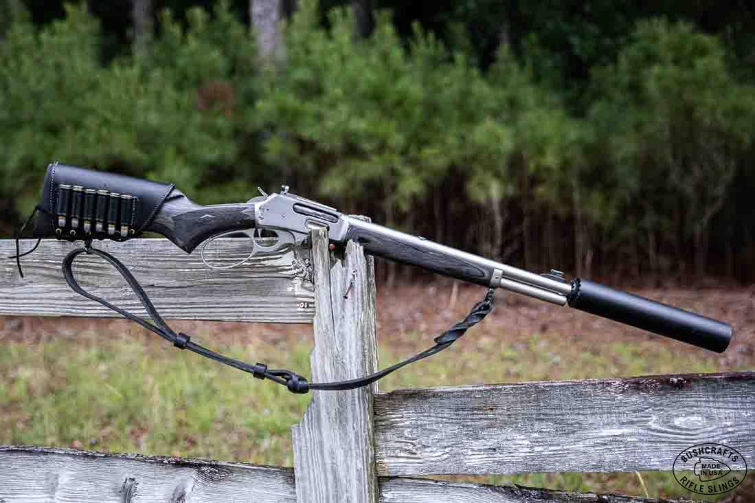 Bushcrafts Original True Latigo All-Leather Rifle Sling | All-Leather Keepers