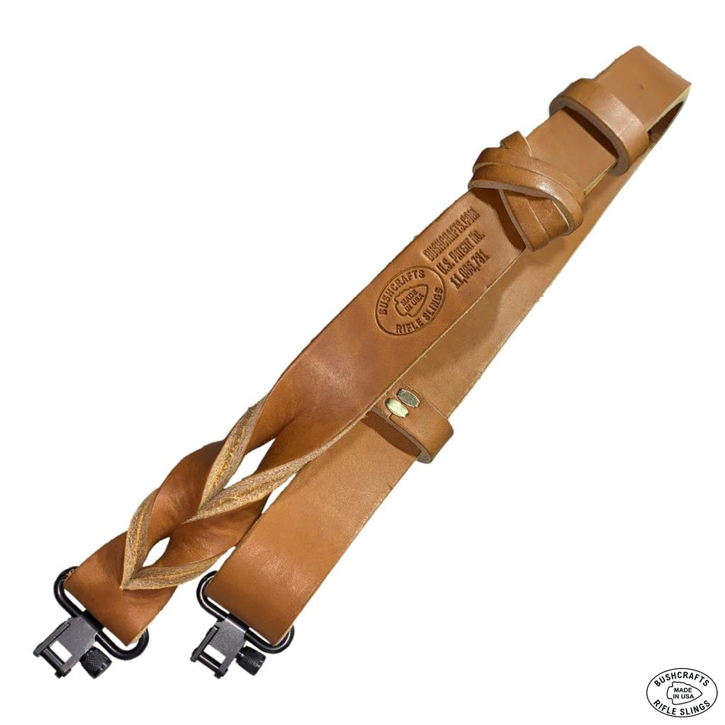 Bushcrafts Original True Latigo Leather Slings | Stapled Keepers