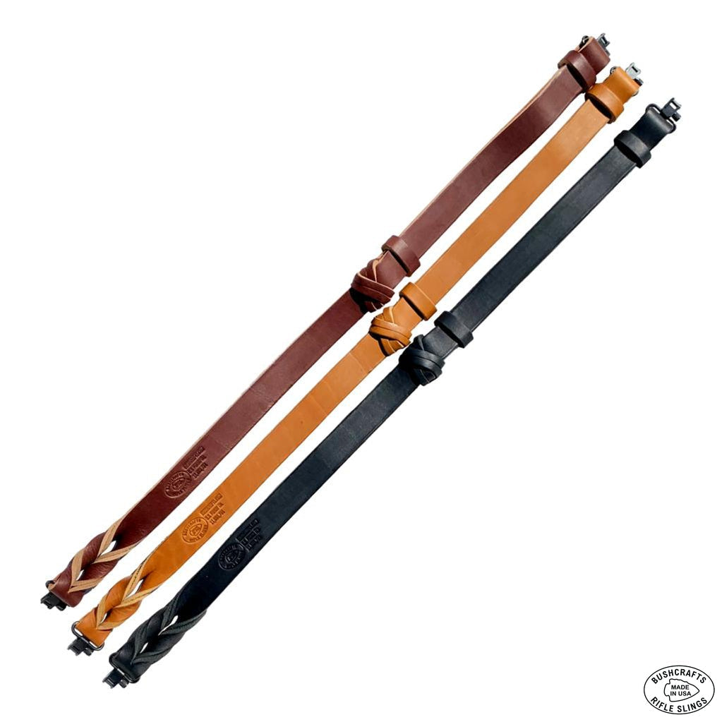 Bushcrafts Original True Latigo Leather Slings | Stapled Keepers