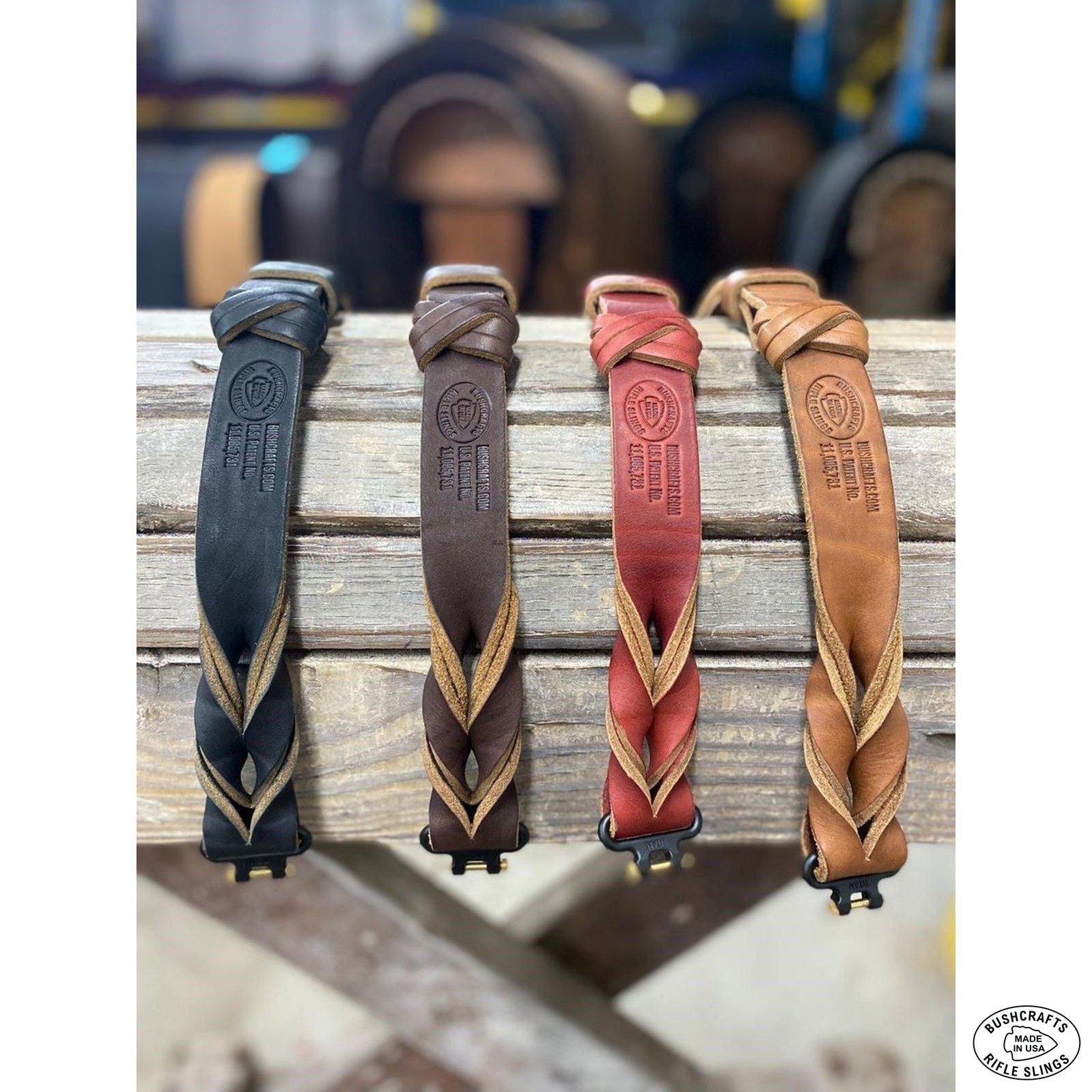 American Double Tanned Latigo Leather Rifle Slings