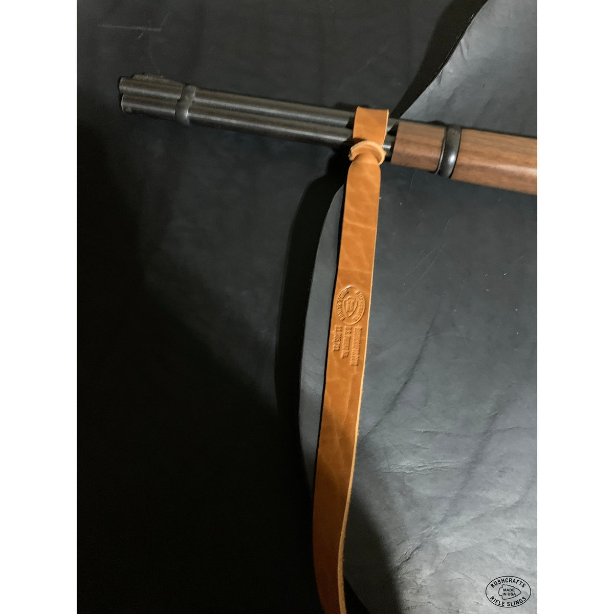 Extra Long No-Drill Sling, American Bison Leather (Custom Order)